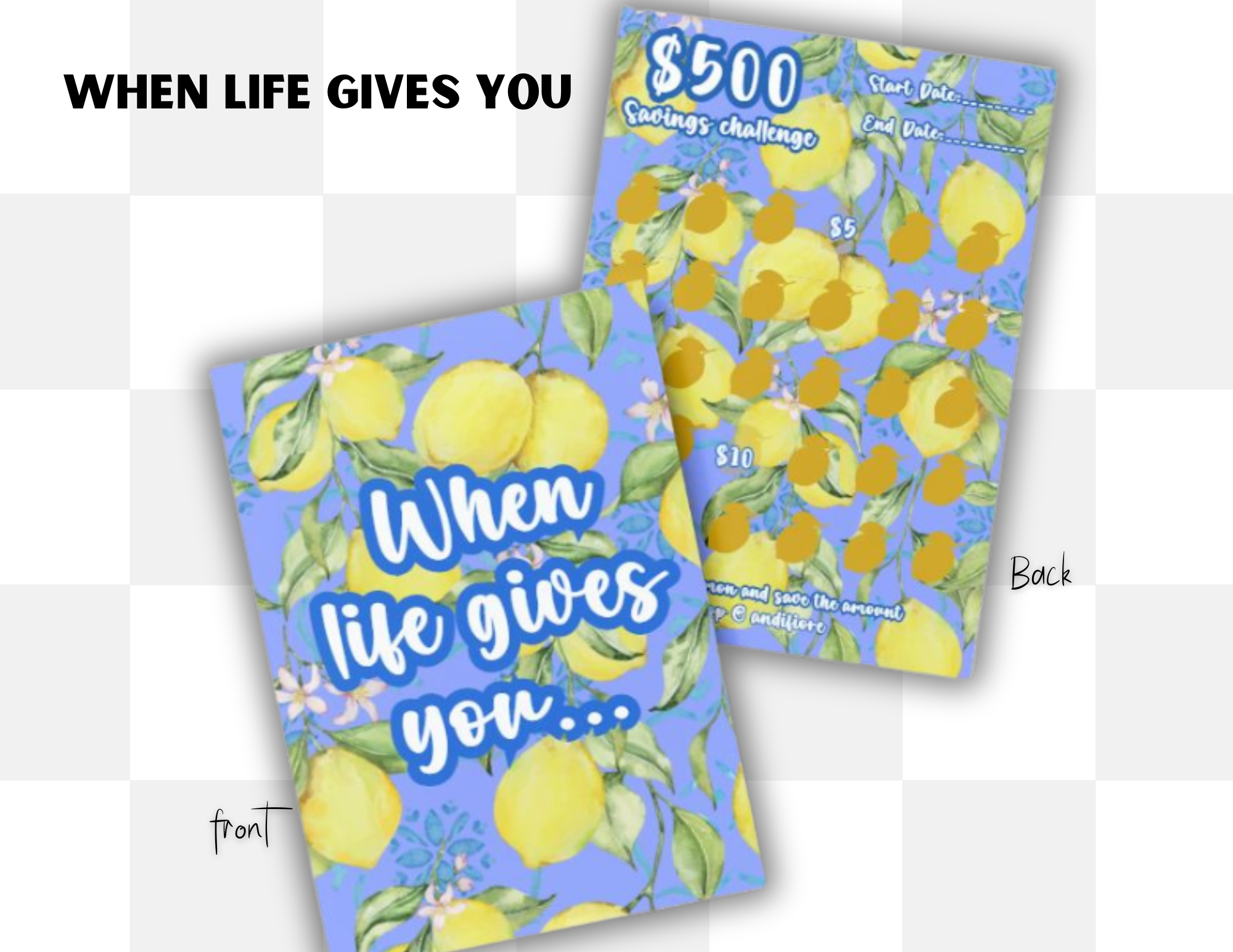 When Life Gives You  Money Scratcher