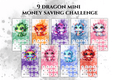 Mini Dragon Themed Savings Challenge Printable Bundle