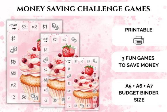 Cupcake Savings Challenge Printable