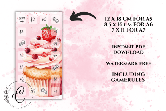 Cupcake Savings Challenge Printable