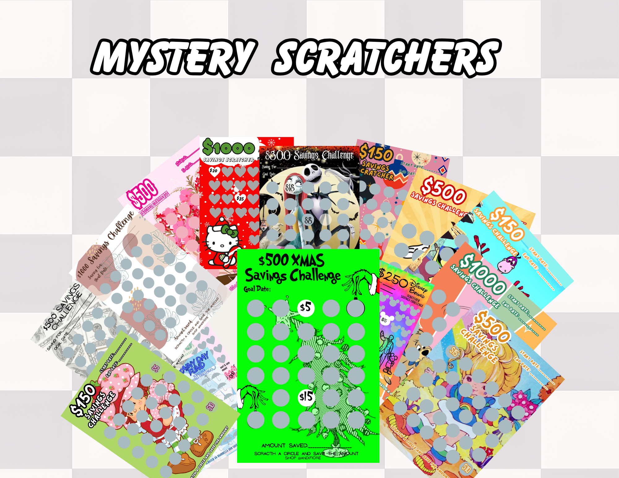 Mystery Saving Scratchers