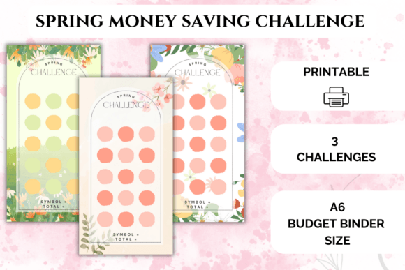 Spring Savings Challenge Printable
