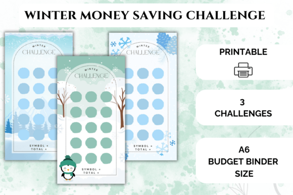 Winter Savings Challenge Printable