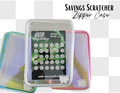 Savings Scratcher Zipper Case with Piggy Bank Detail